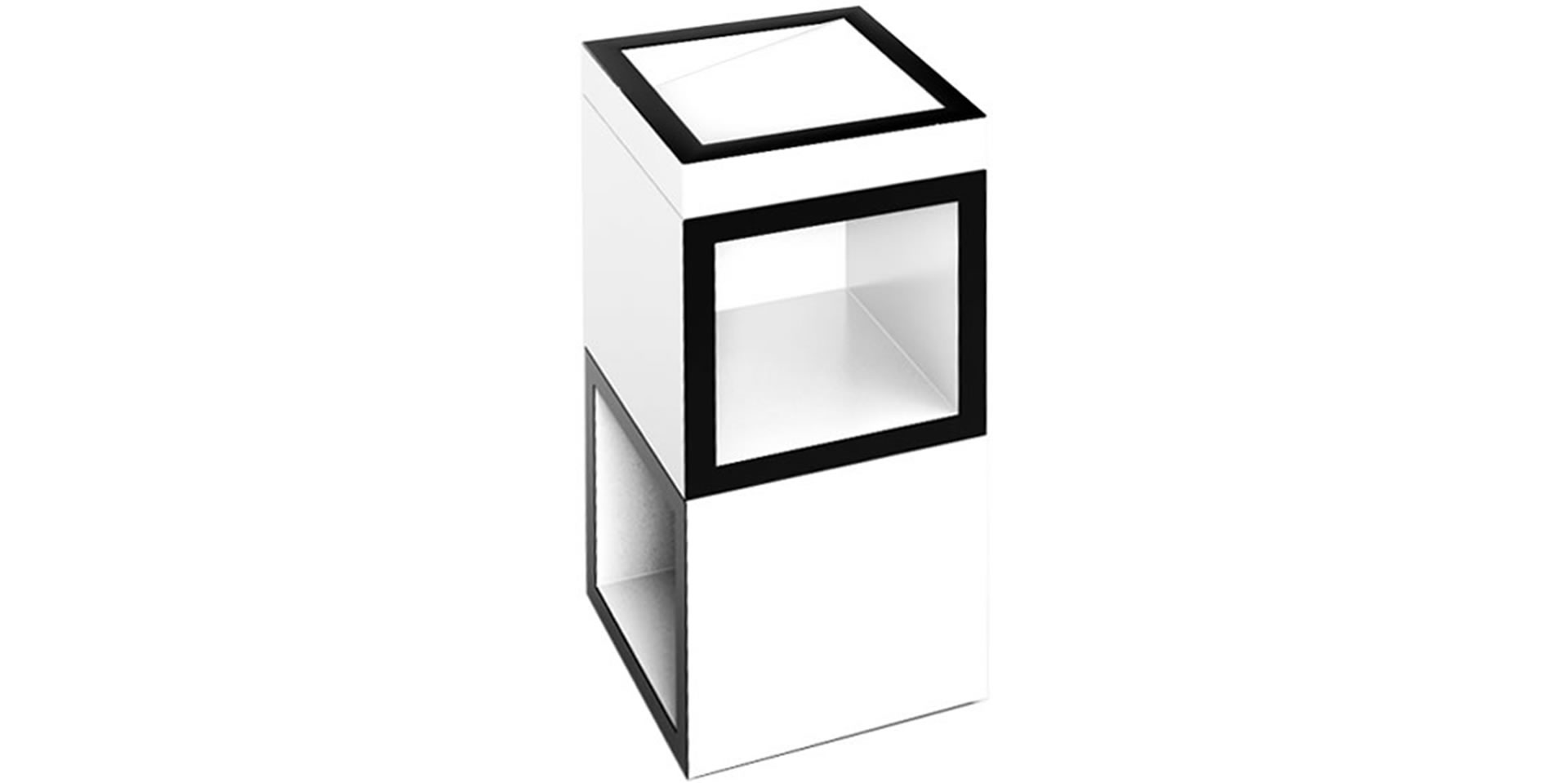 rednerpult oratio design lack modern minimal kuben boxen stapel wuerfel rechteck designmoebel  2
